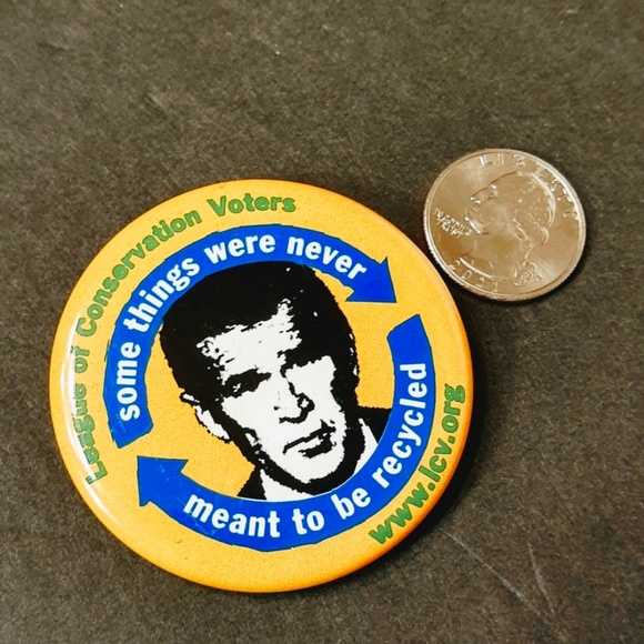 Vintage Satirical Political Pin - Picture 1 of 2